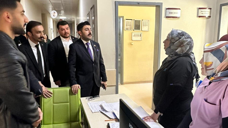 HAKKARİ'DE SAĞLIK KURUMLARINA ZİYARETTE BULUNDUK